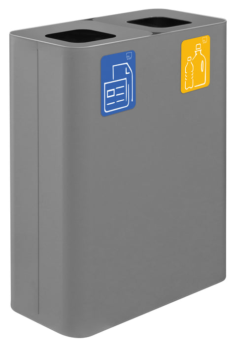 Stazione raccolta differenziata 60x30xh. 80 cm - 120 lt
