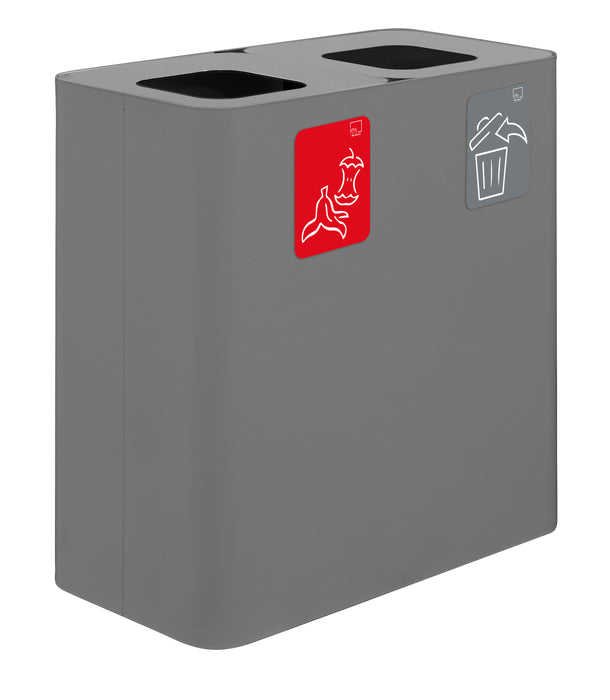 Stazione raccolta differenziata 77x38xh. 80 cm - 200 lt