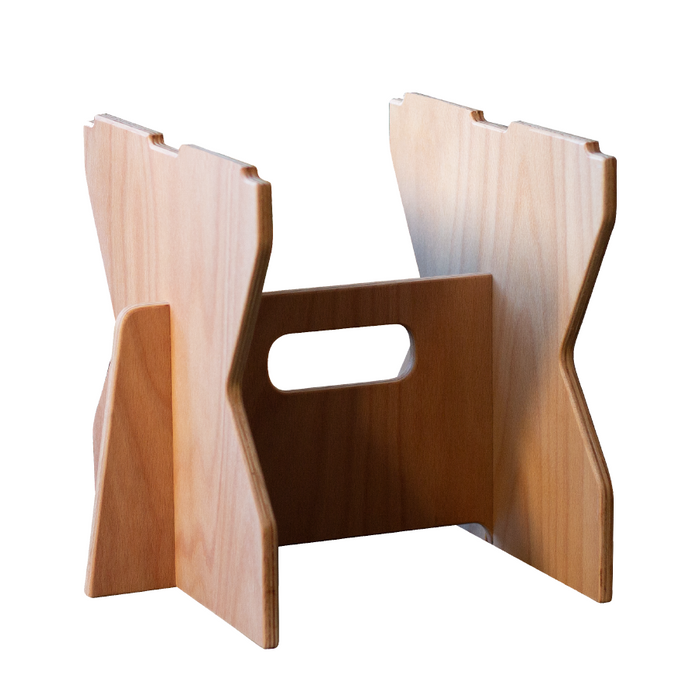 Alzatina in legno di faggio 38x34 cm